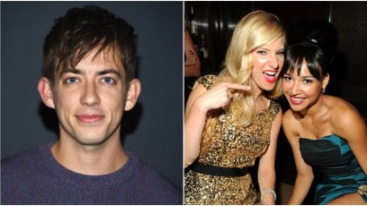 Kevin McHale, Naya Rivera, and Heather Morris