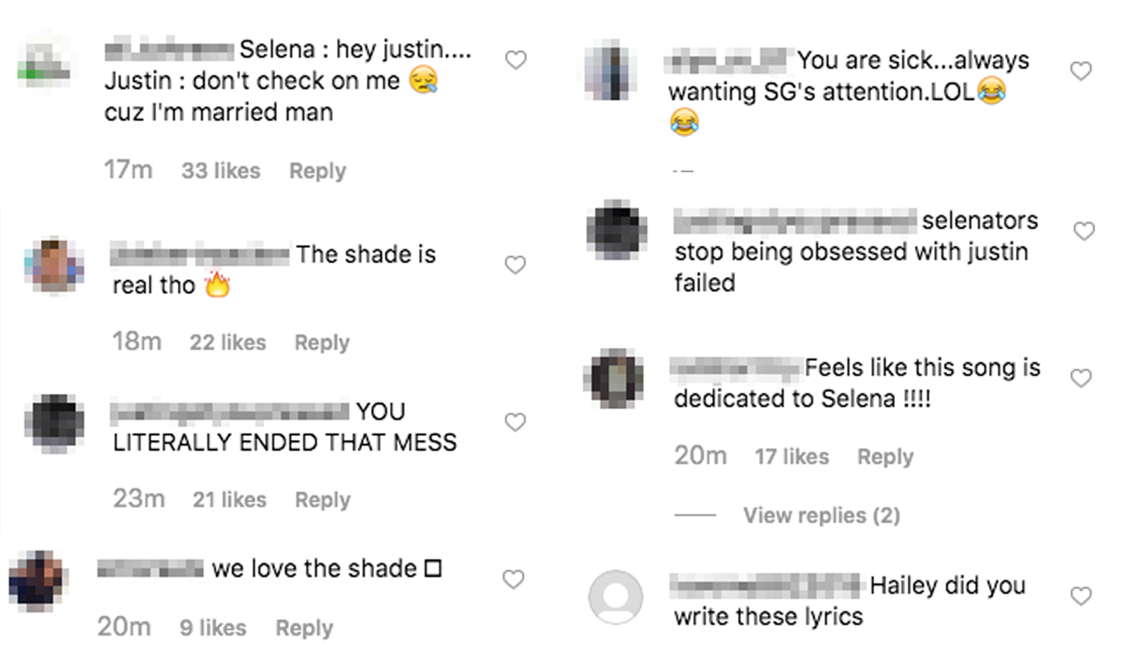 Justin Bieber Singing Selena Gomez