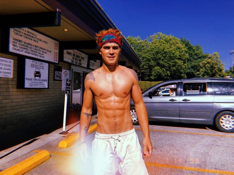 KJ Apa Shirtless