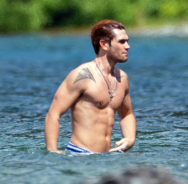 KJ Apa Shirtless
