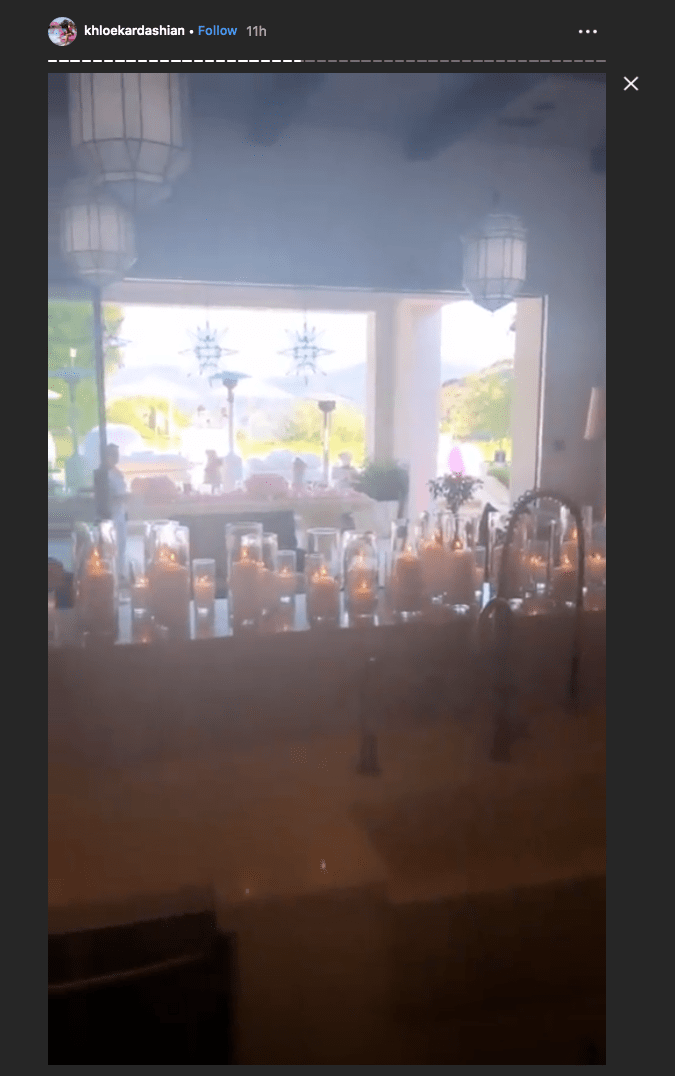 Khloe Kardashian's birthday party