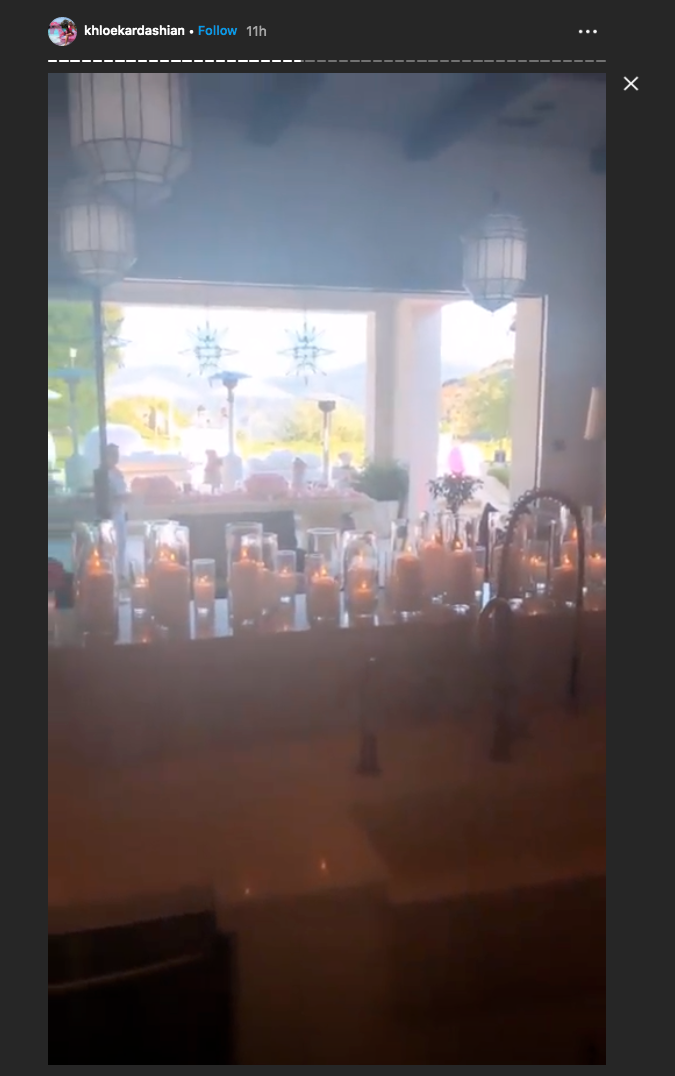 Khloe Kardashian's birthday party