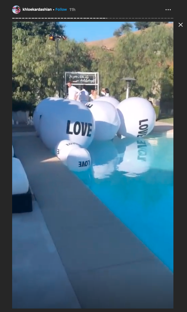 Khloe Kardashian's birthday party