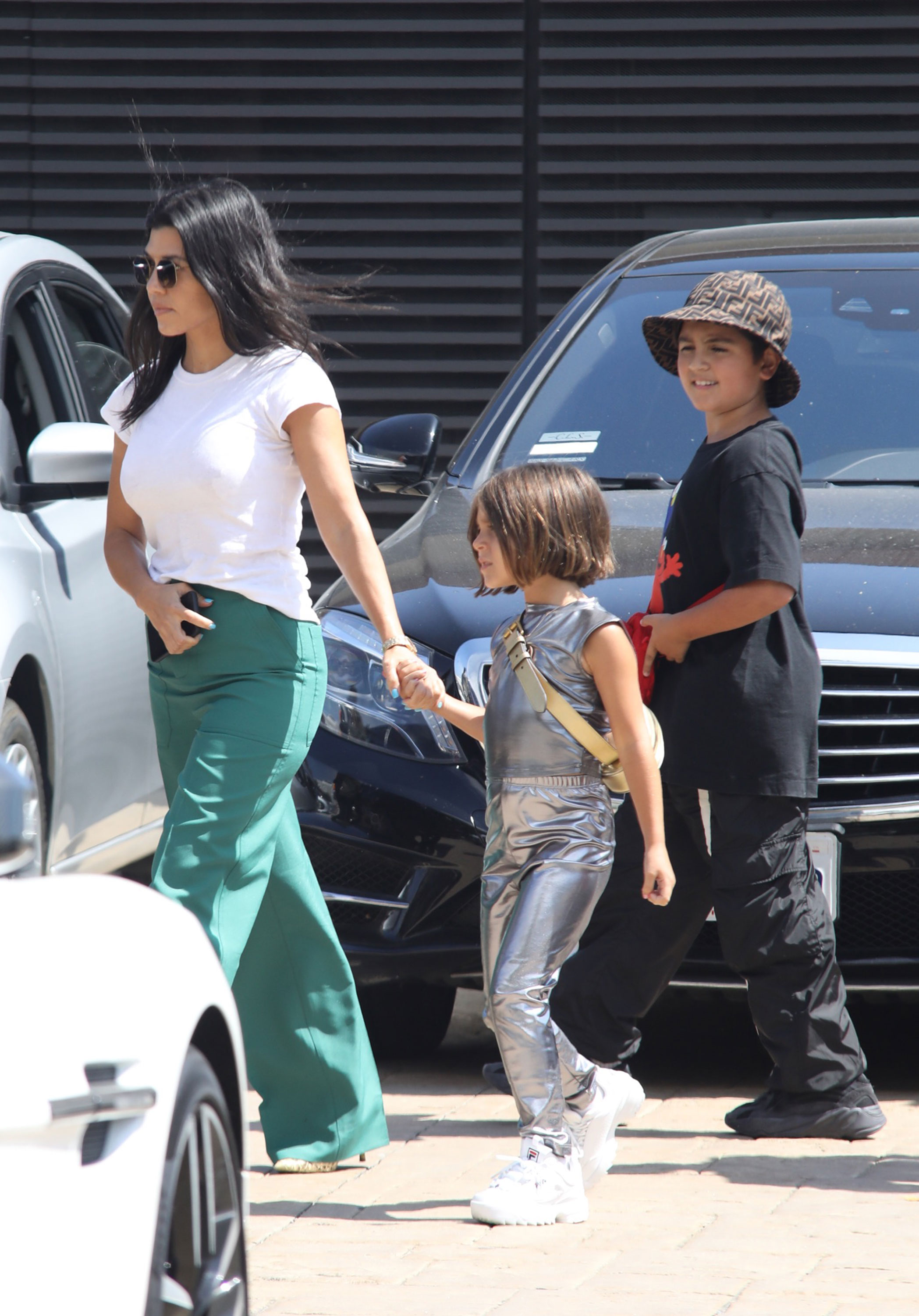 Kourtney Kardashian Takes the Kids to Nobu After Costa Rican Vacay