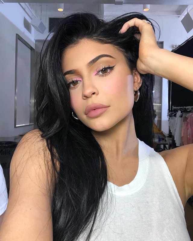 Kylie Jenner Snaps Selfie in White Tank Top