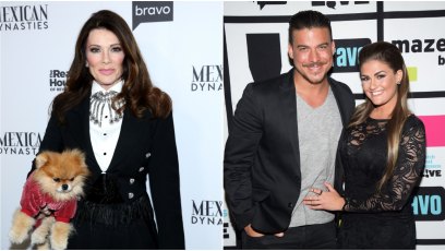 Lisa Vanderpump, Jax Taylor and Brittany Cartwright