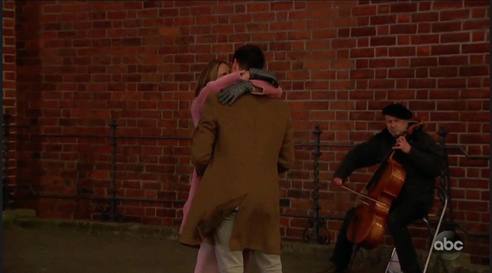 Hannah Brown Kissing Garrett