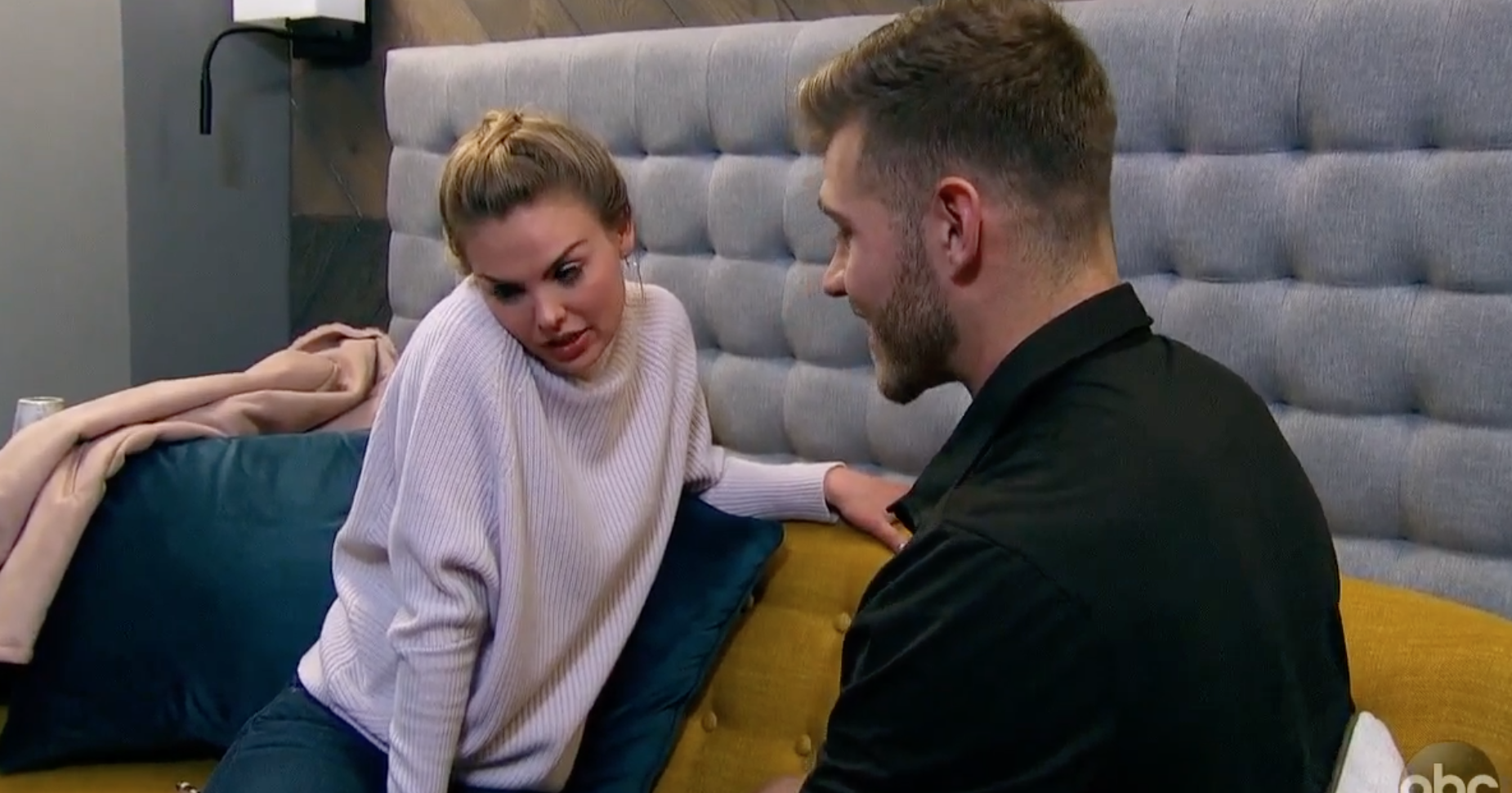 Luke and Hannah on The Bachelorette