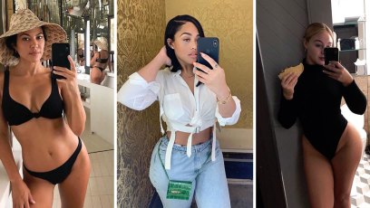Three-Way Split of Kourtney Kardashian, Jordyn Woods, Iskra Lawrence Selfies