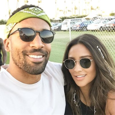 Matte Babel Takes Selfie with Girlfriend Shay Mitchell