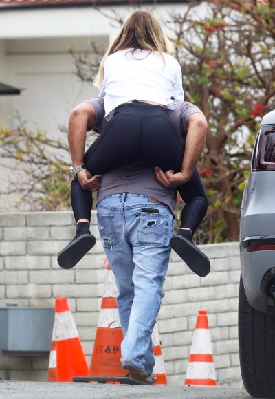 Sofia Richie friend piggyback ride