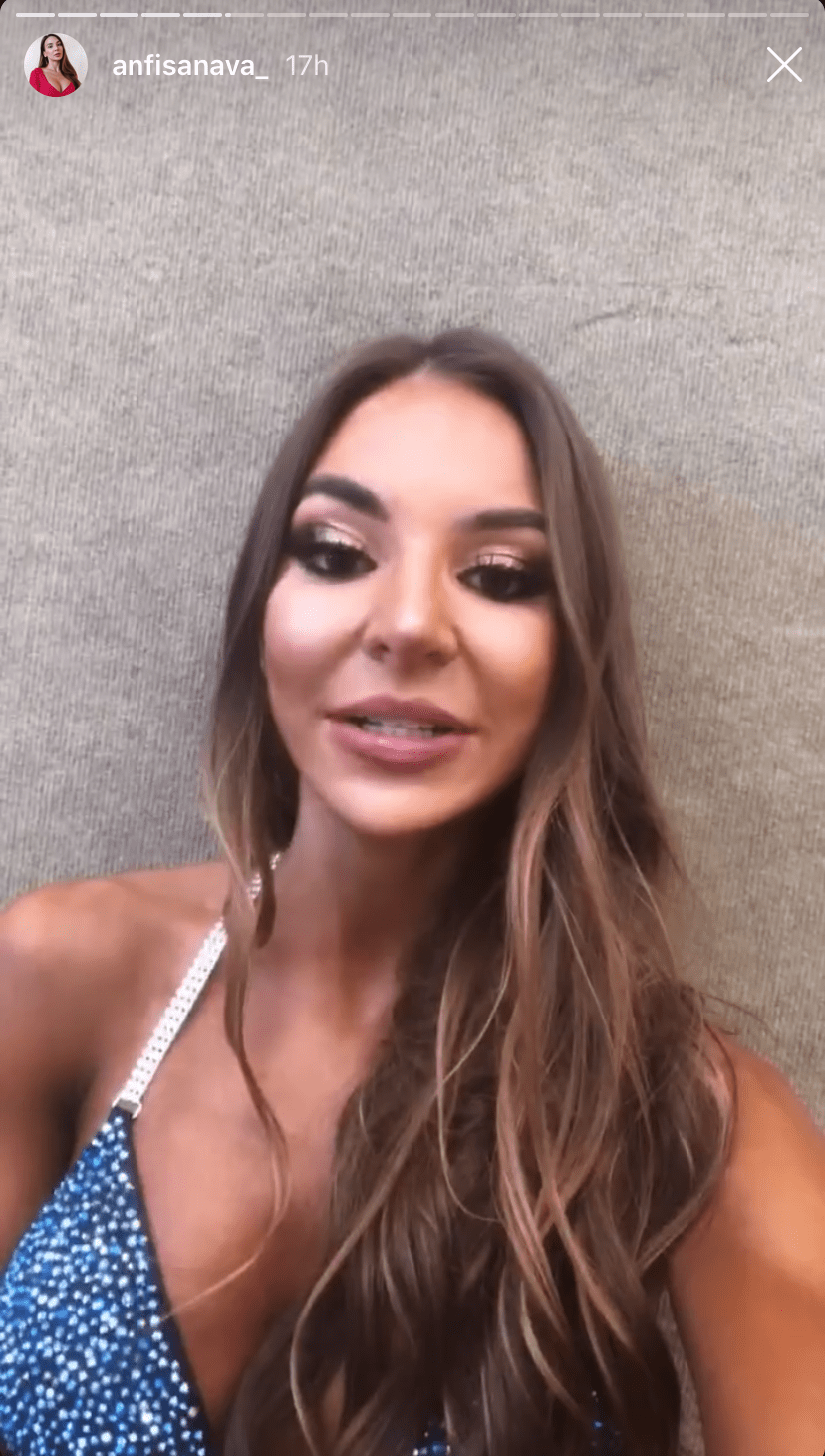 Anfisa Nava Bikini Competition Instagram Stories