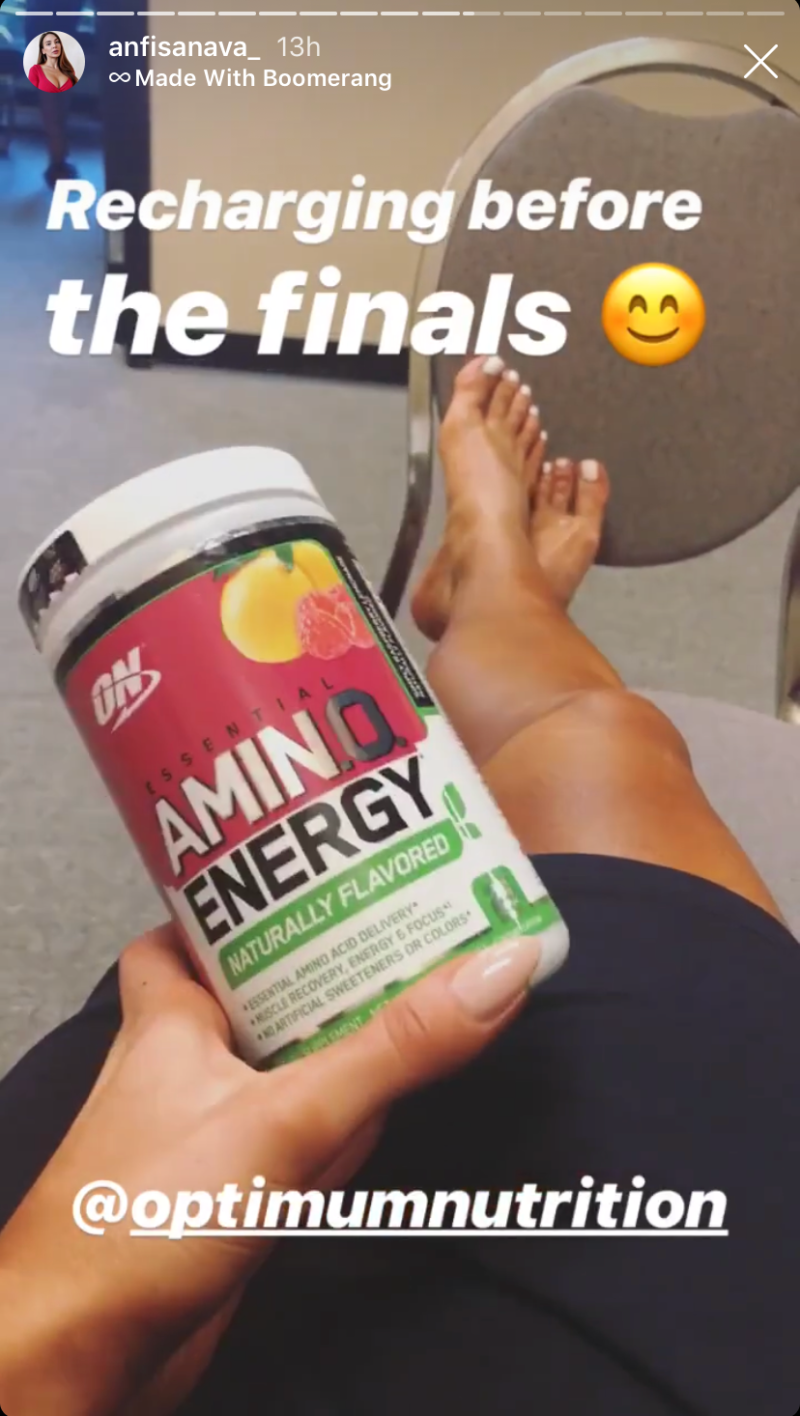 Anfisa Nava Bikini Competition Instagram Stories