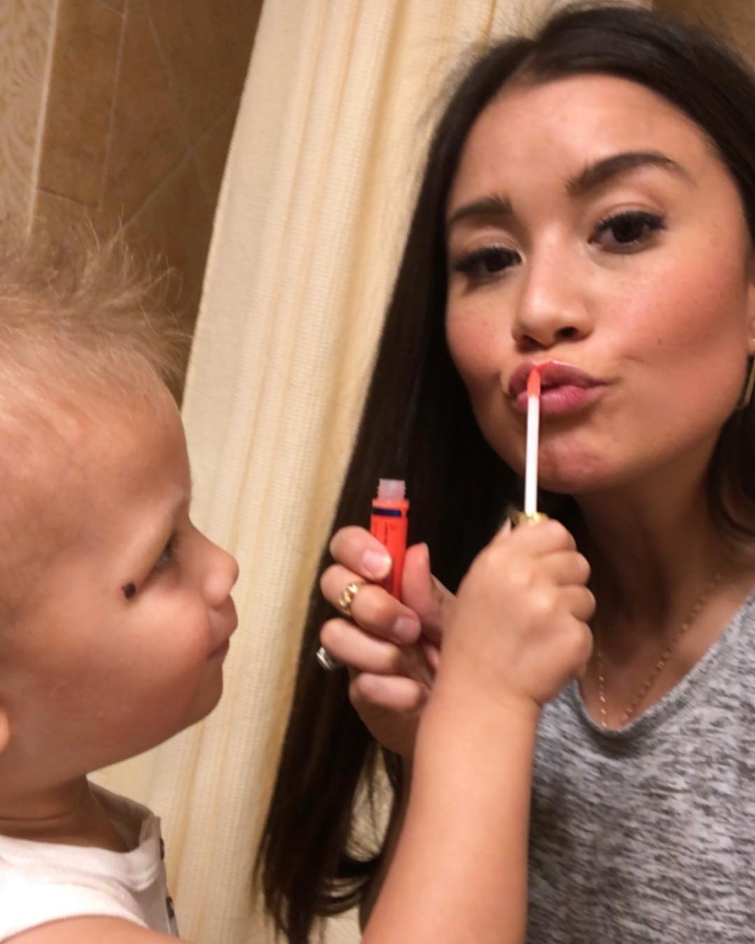Catherine Giudici and baby Isaiah