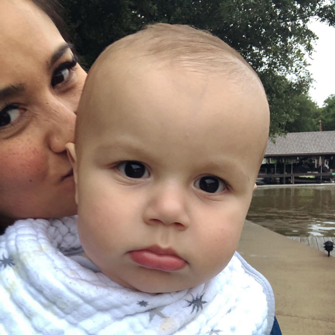 Catherine Giudici and baby Isaiah