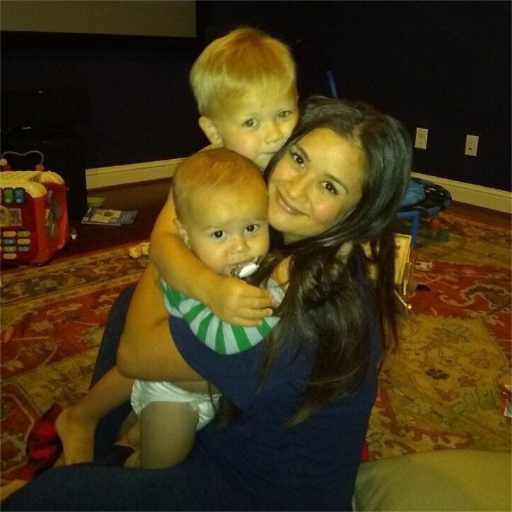 Catherine Giudici and Samuel and Isaiah Hug