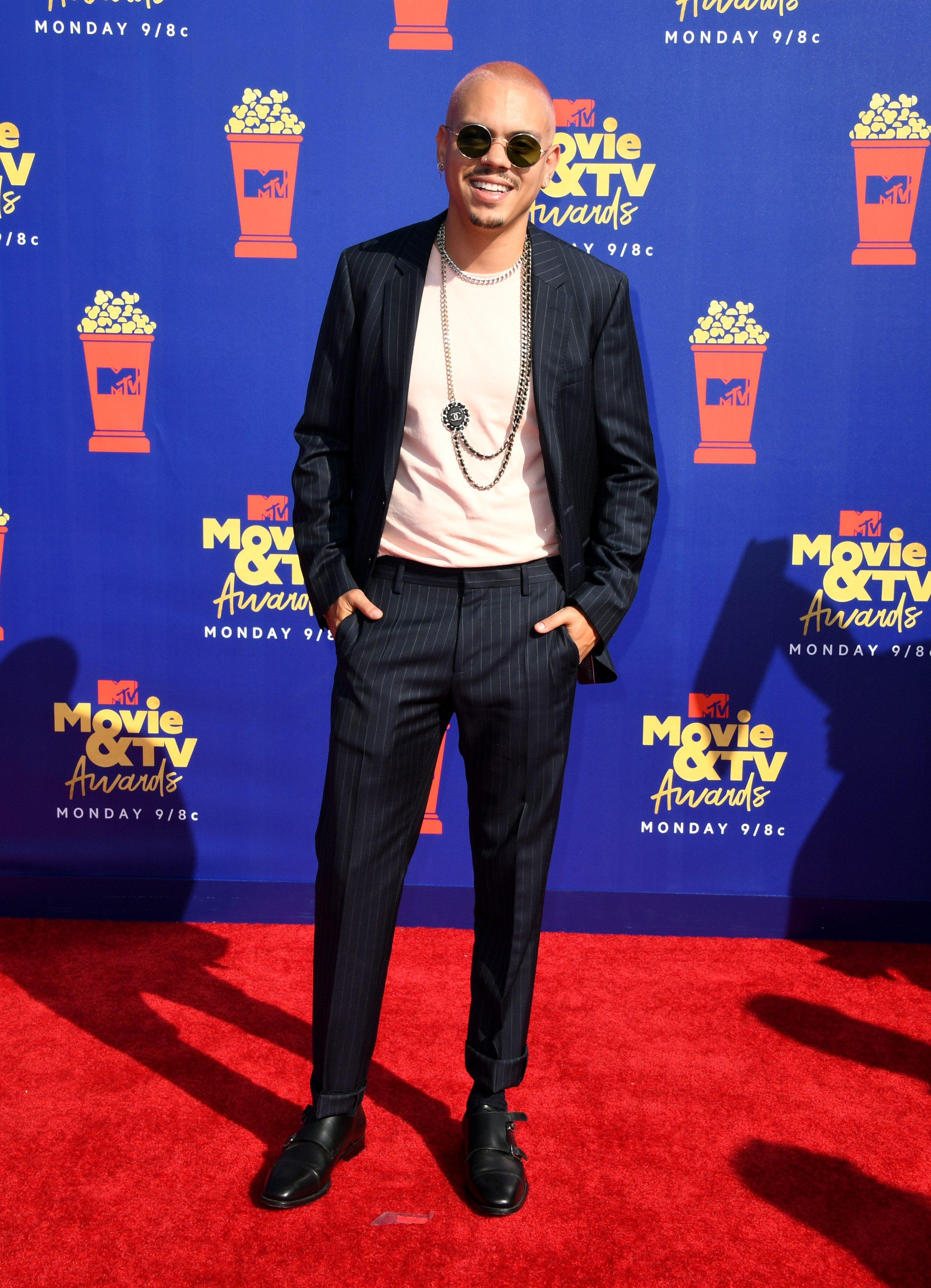 Evan Ross at the MTV Movie & TV Awards Red Carpet