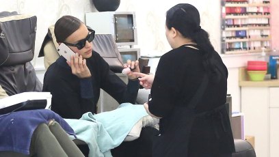irina shayk nail salon all-black
