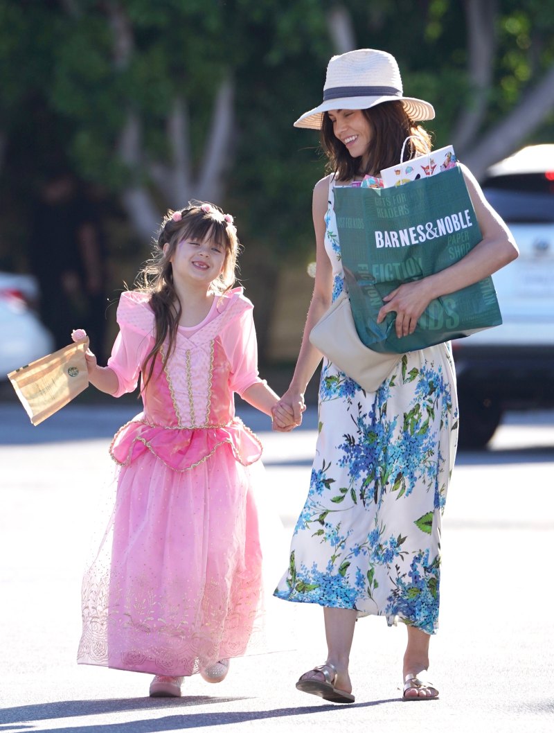 Jenna Dewan and Everly Tatum in a Princess Costume