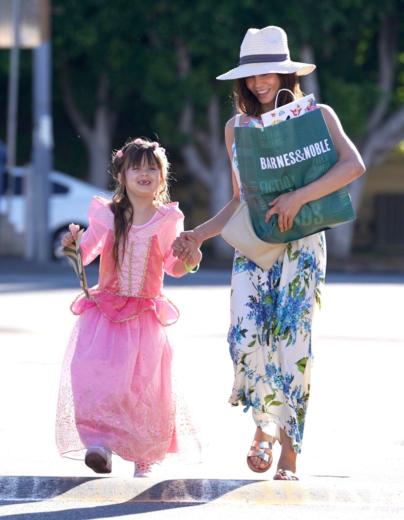 Jenna Dewan and Everly Tatum in a Princess Costume