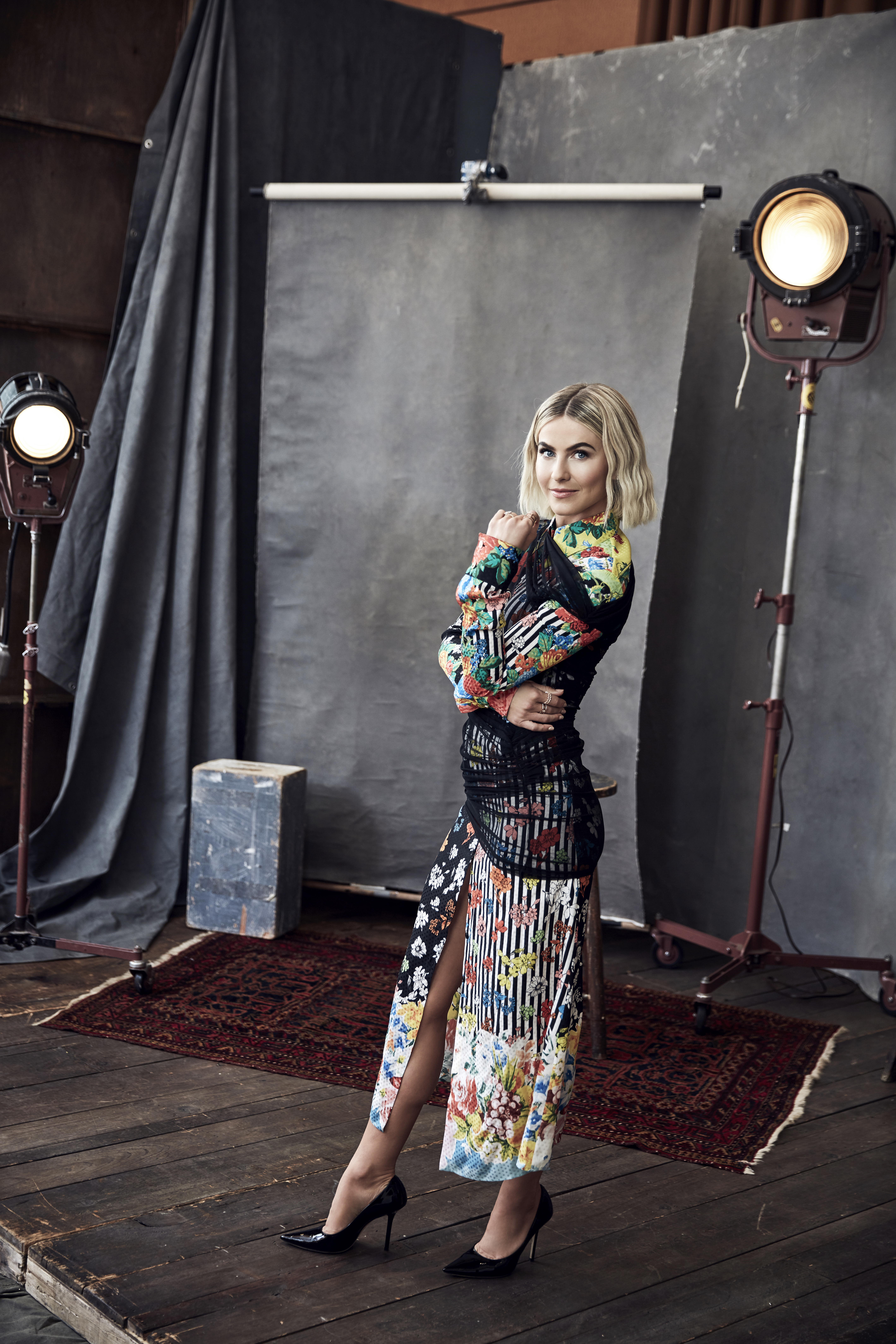 Julianne Hough in a Colorful Dress