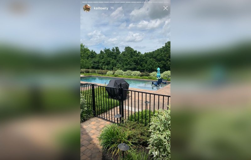Teen Mom Star Kailyn Lowry Backyard of New House