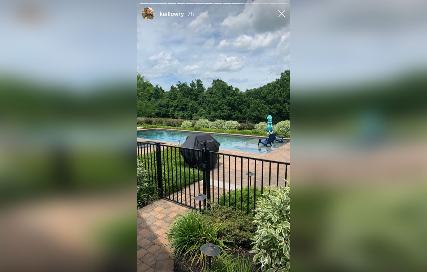 Teen Mom Star Kailyn Lowry Backyard of New House