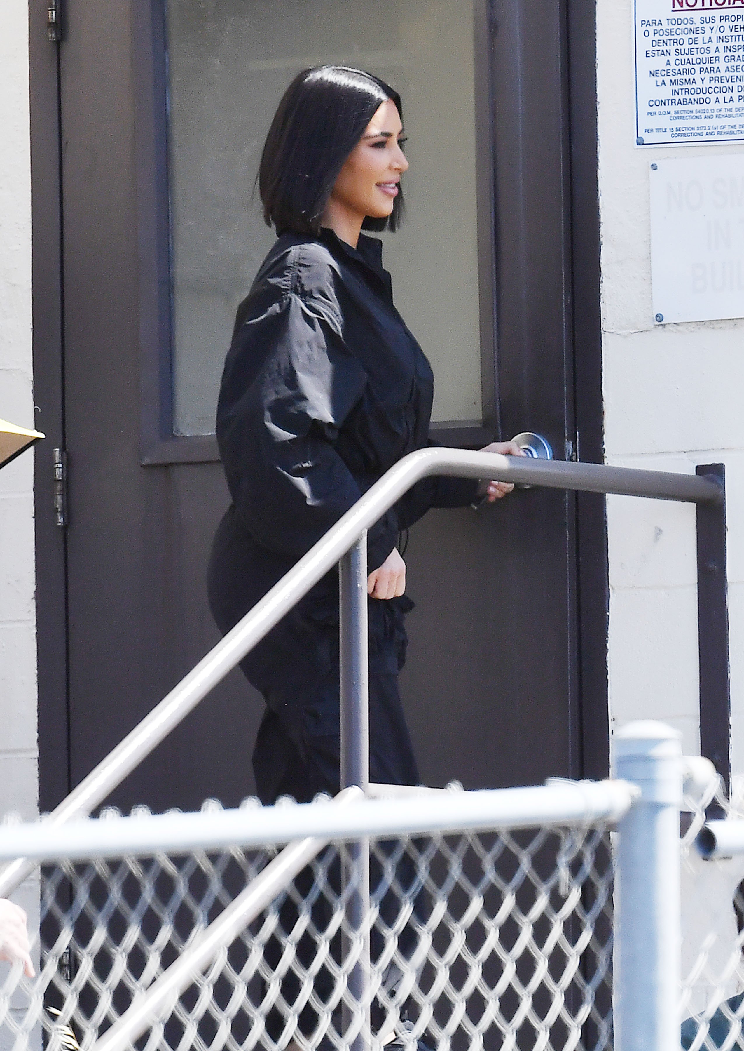 kim kardashian state prison bob haircut