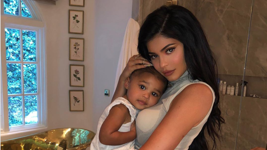 Kylie Jenner Holding Daughter Stormi Webster