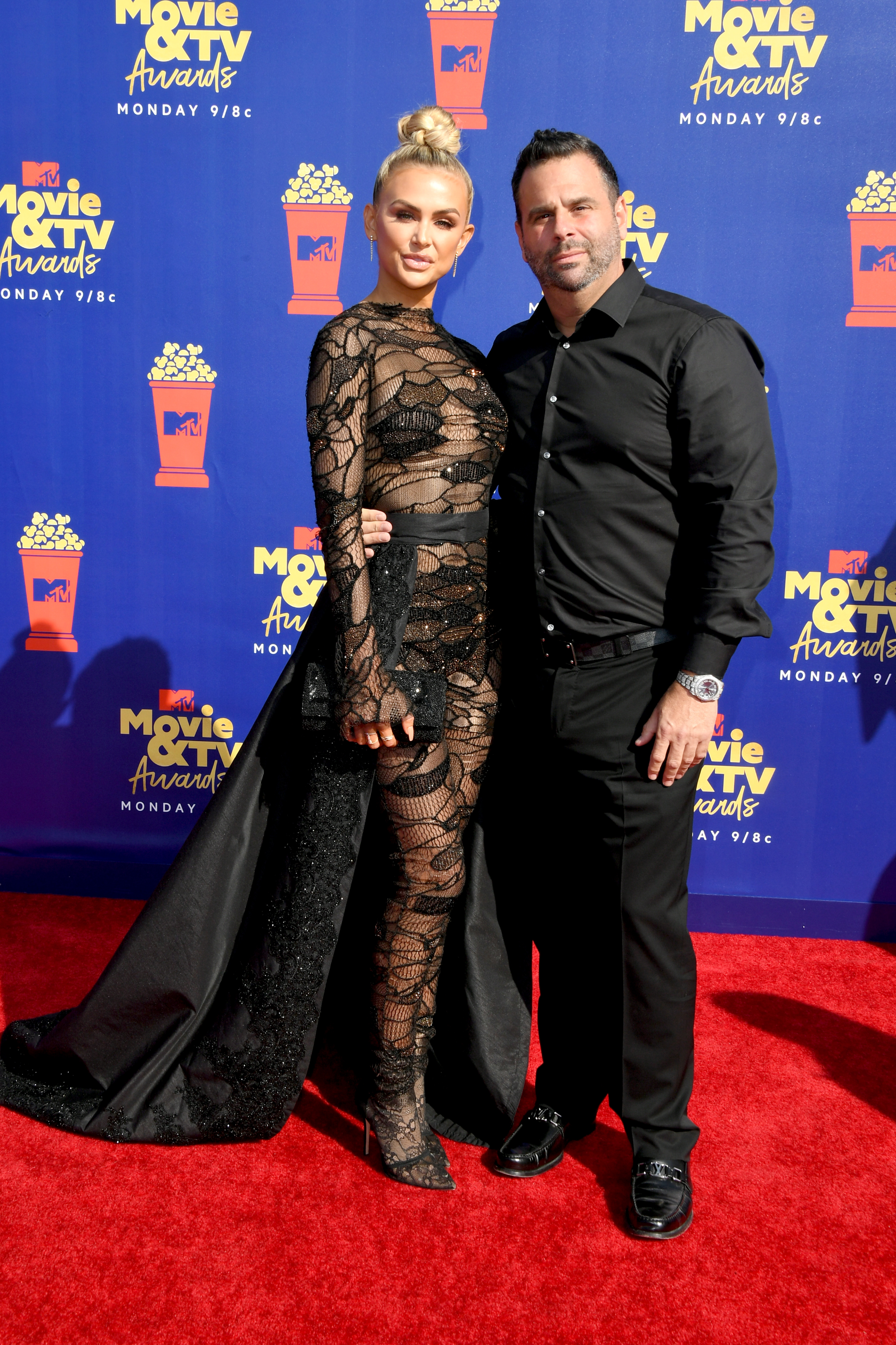Lala Kent and Randall Emmett at the MTV Movie & TV Awards Red Carpet