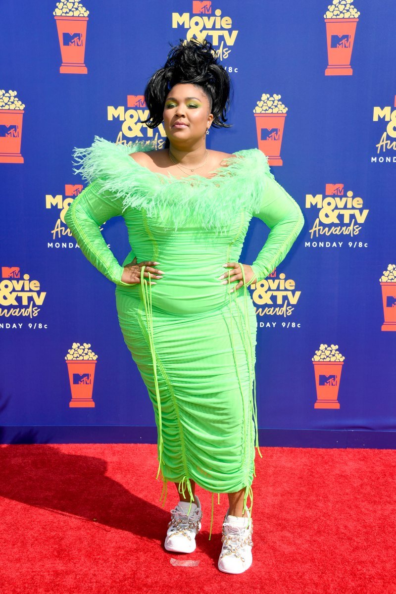 Lizzo at the MTV Movie & TV Awards Red Carpet