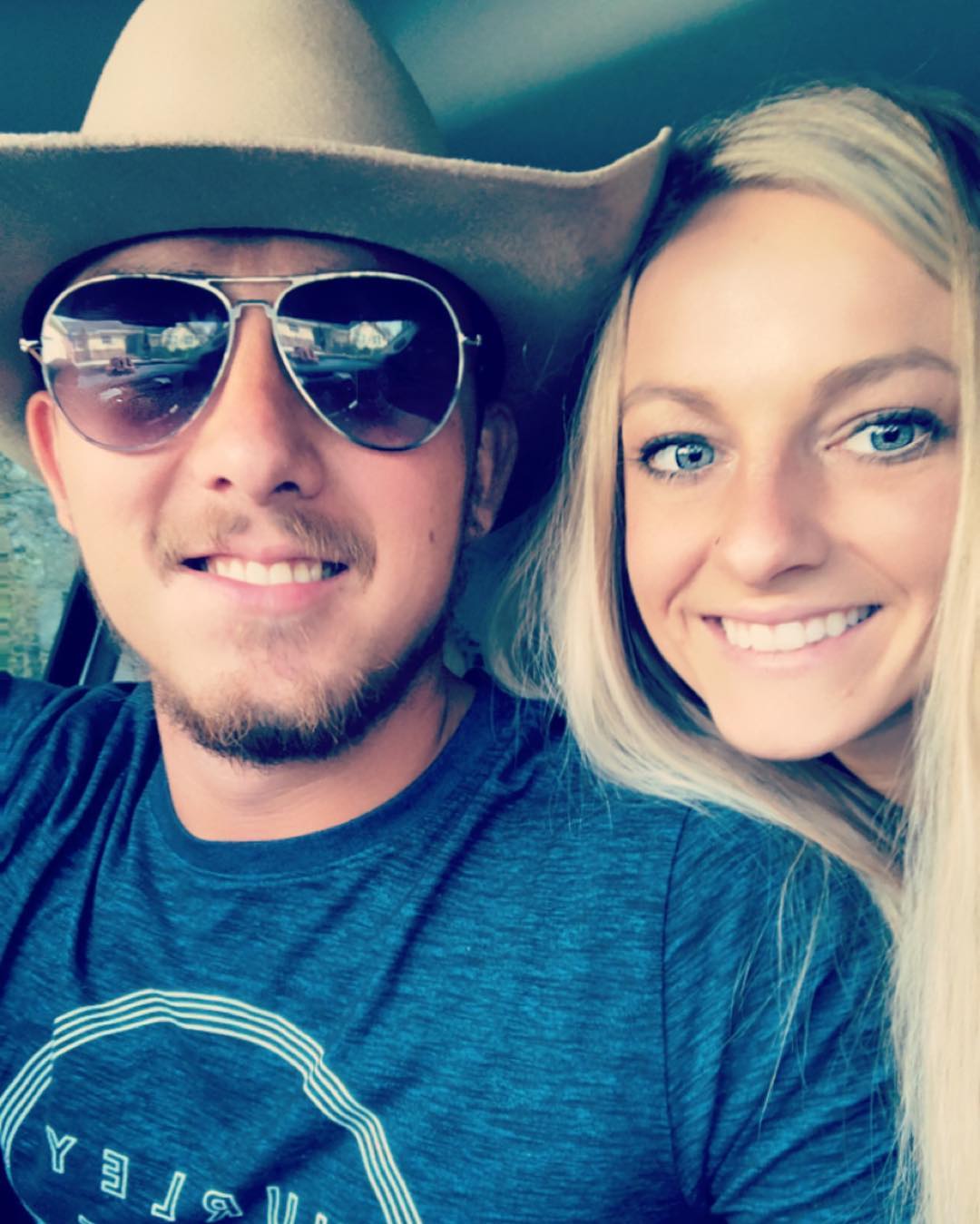 Mackenzie Mckee and Husband Josh McKee Smile Together