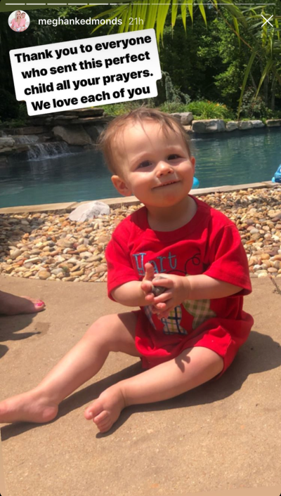 Meghan King and Jim Edmonds' Son