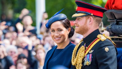 meghan markle trooping the colour prince harry