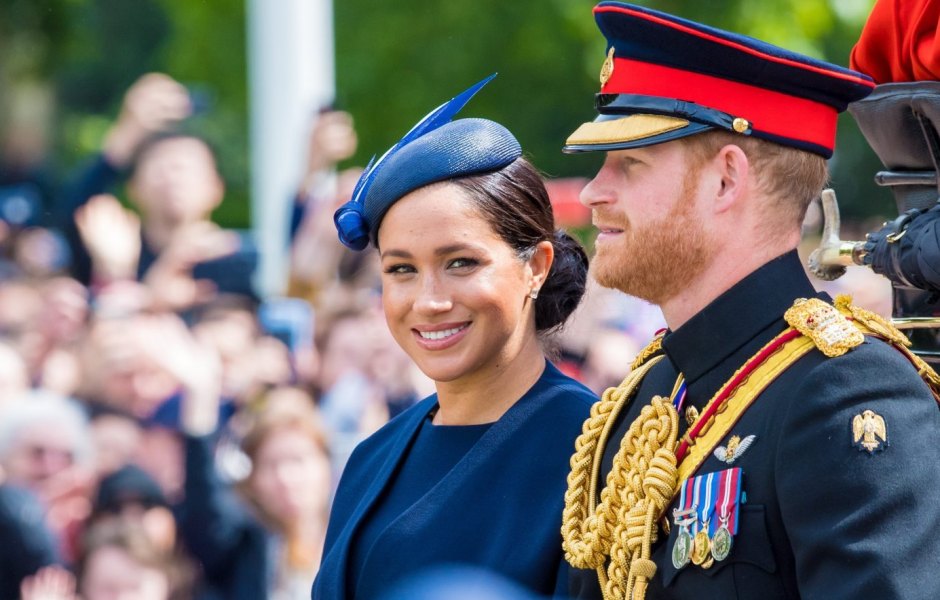 meghan markle trooping the colour prince harry