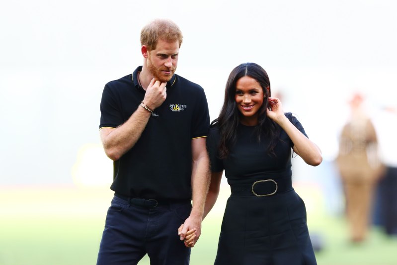 Meghan Markle and Prince Harry at a Yankees vs. Red Sox Game in London