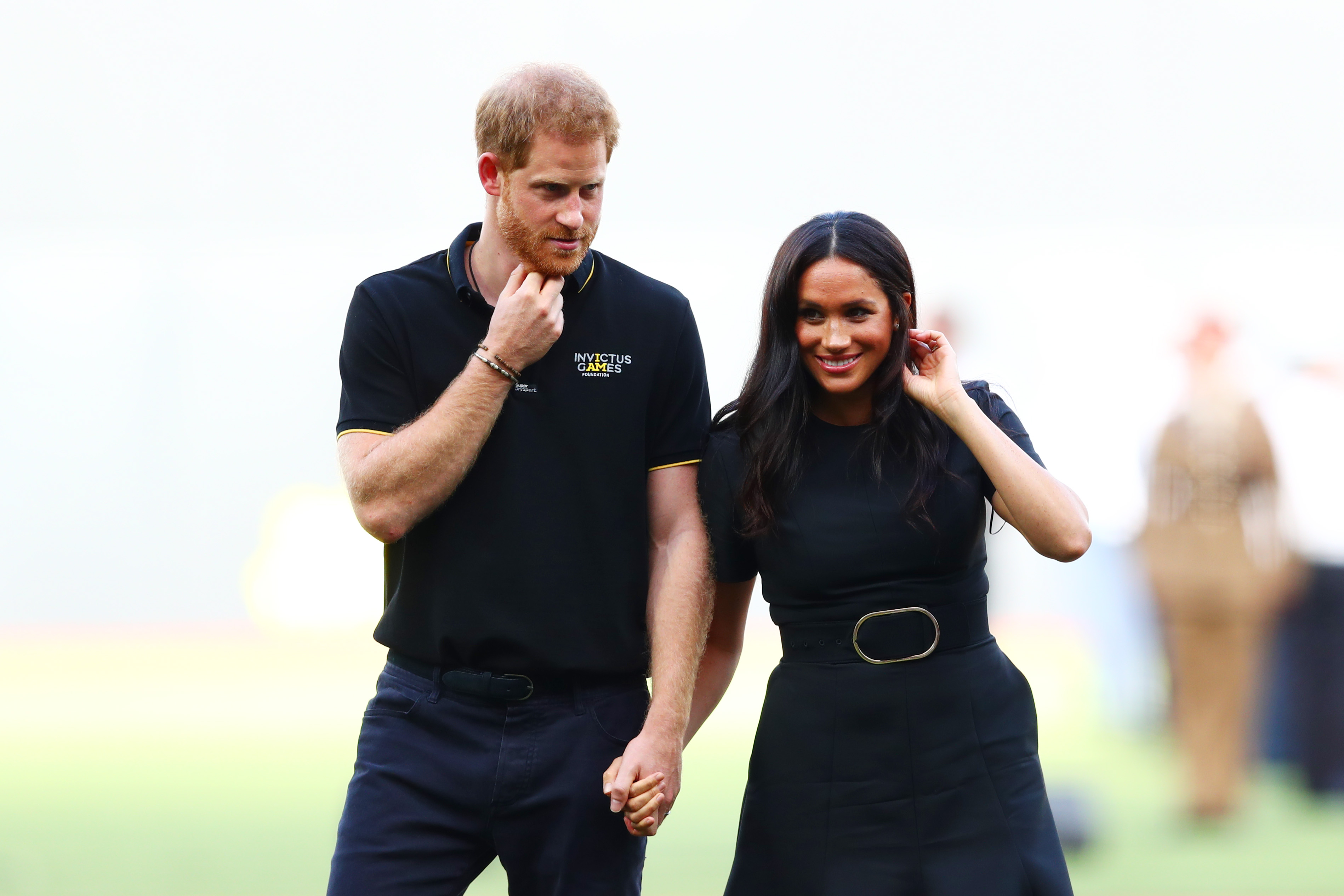 Meghan Markle and Prince Harry at a Yankees vs. Red Sox Game in London
