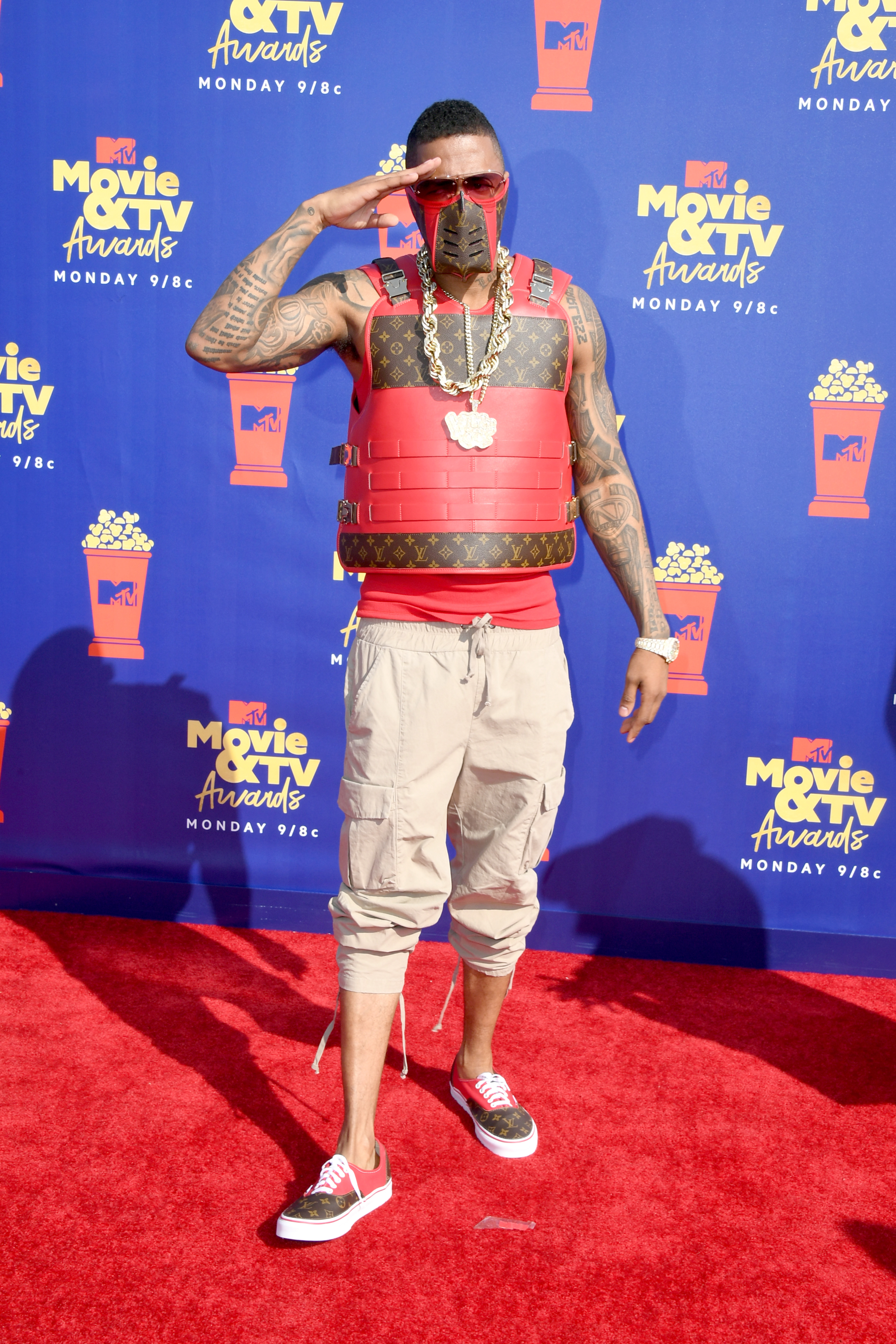 Nick Cannon at the MTV Movie & TV Awards Red Carpet