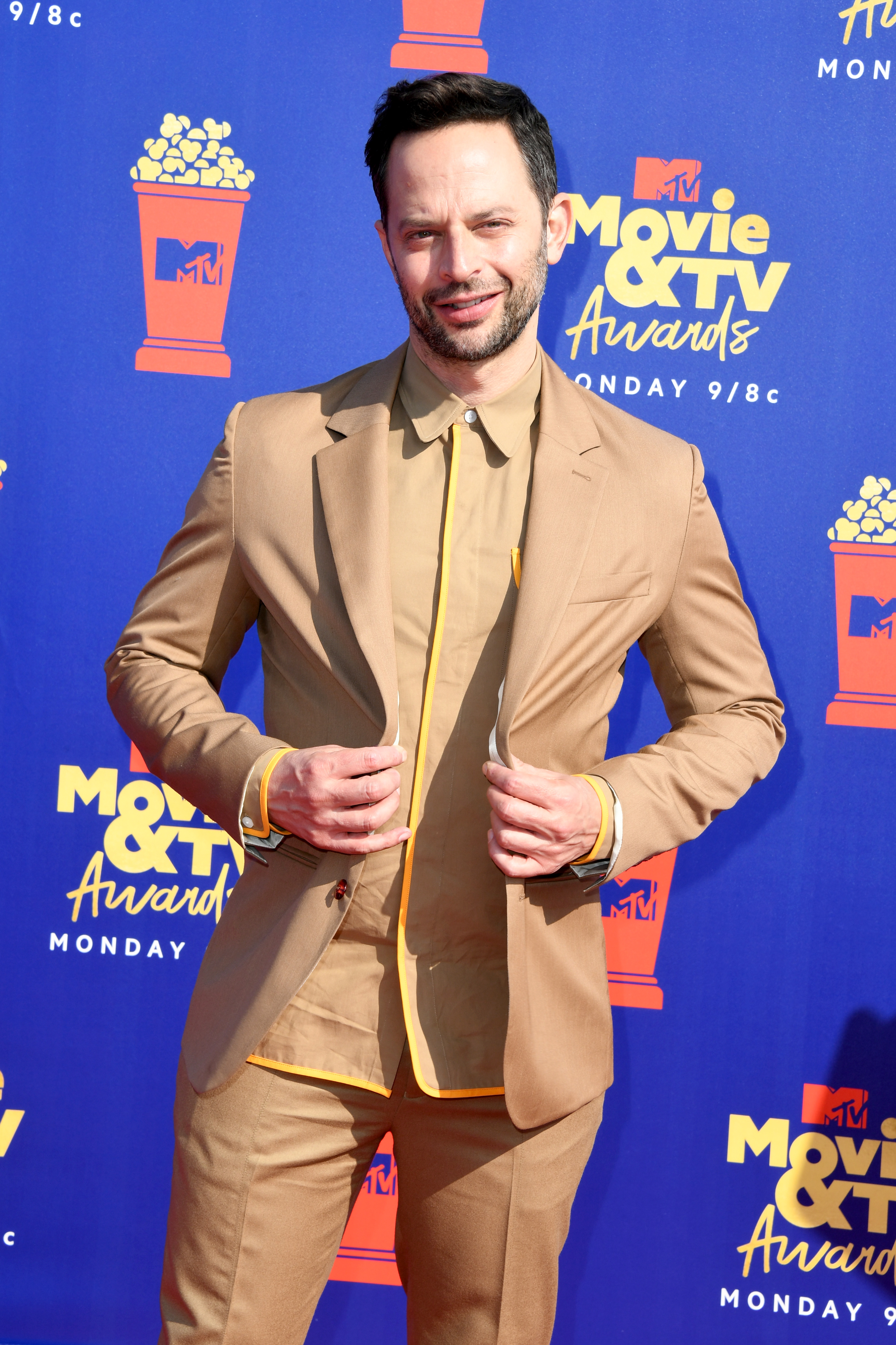 Nick Kroll at the MTV Movie & TV Awards Red Carpet
