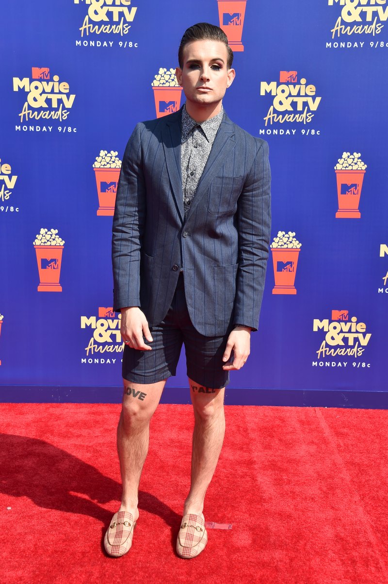 Nico Tortorella at the MTV Movie & TV Awards Red Carpet