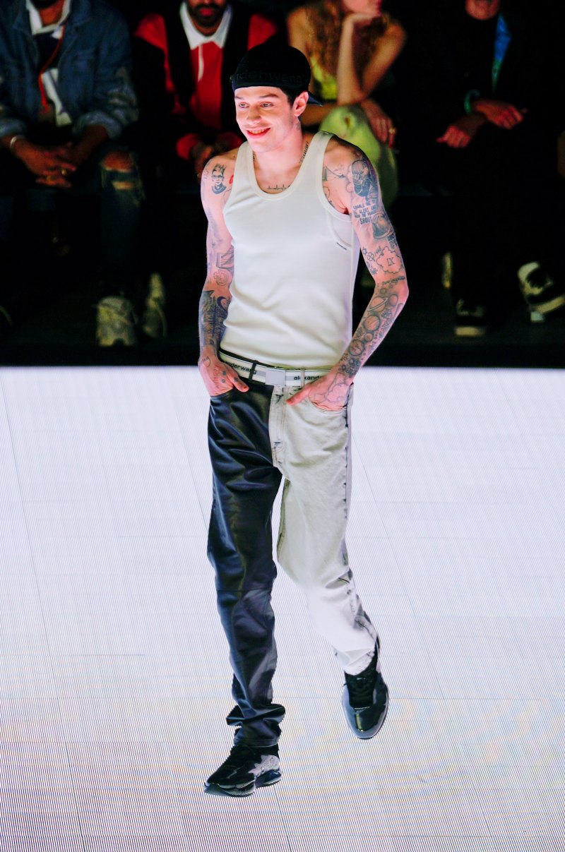 pete davidson alexander wang model