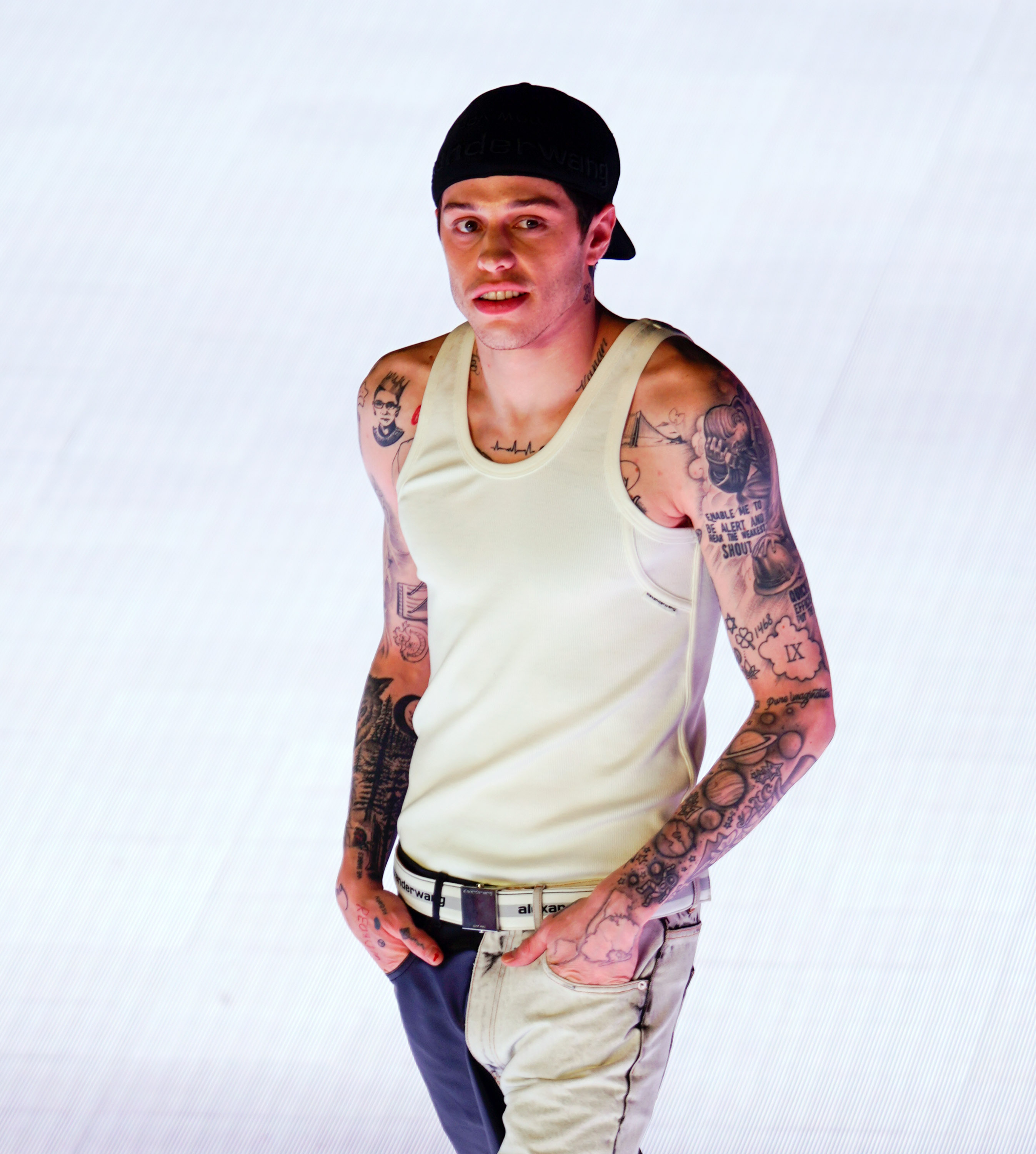 pete davidson alexander wang model