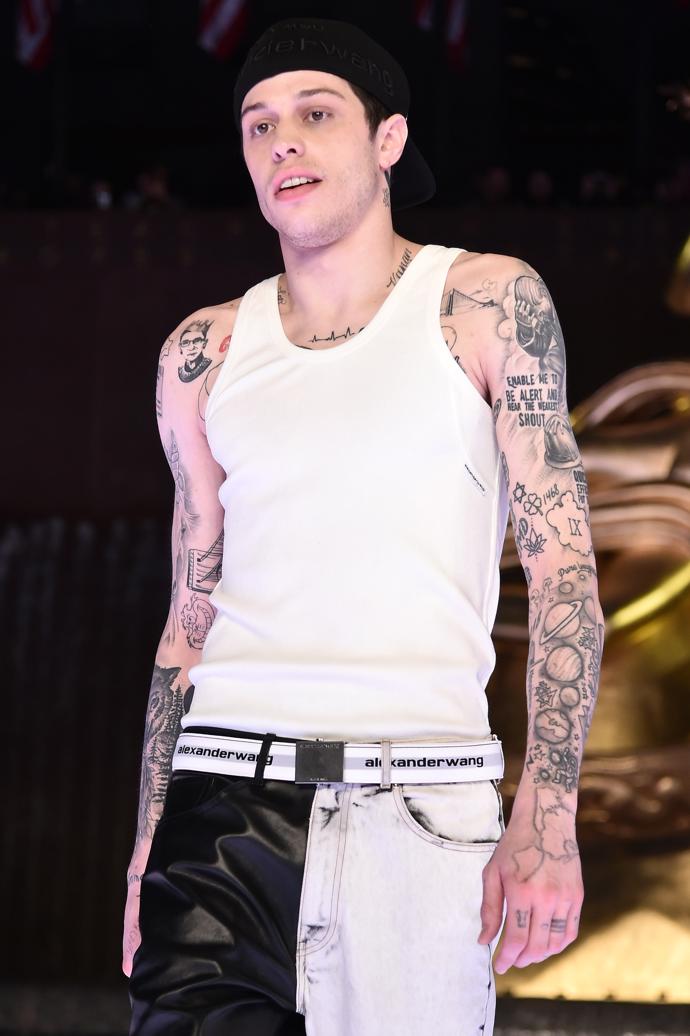 pete davidson alexander wang model