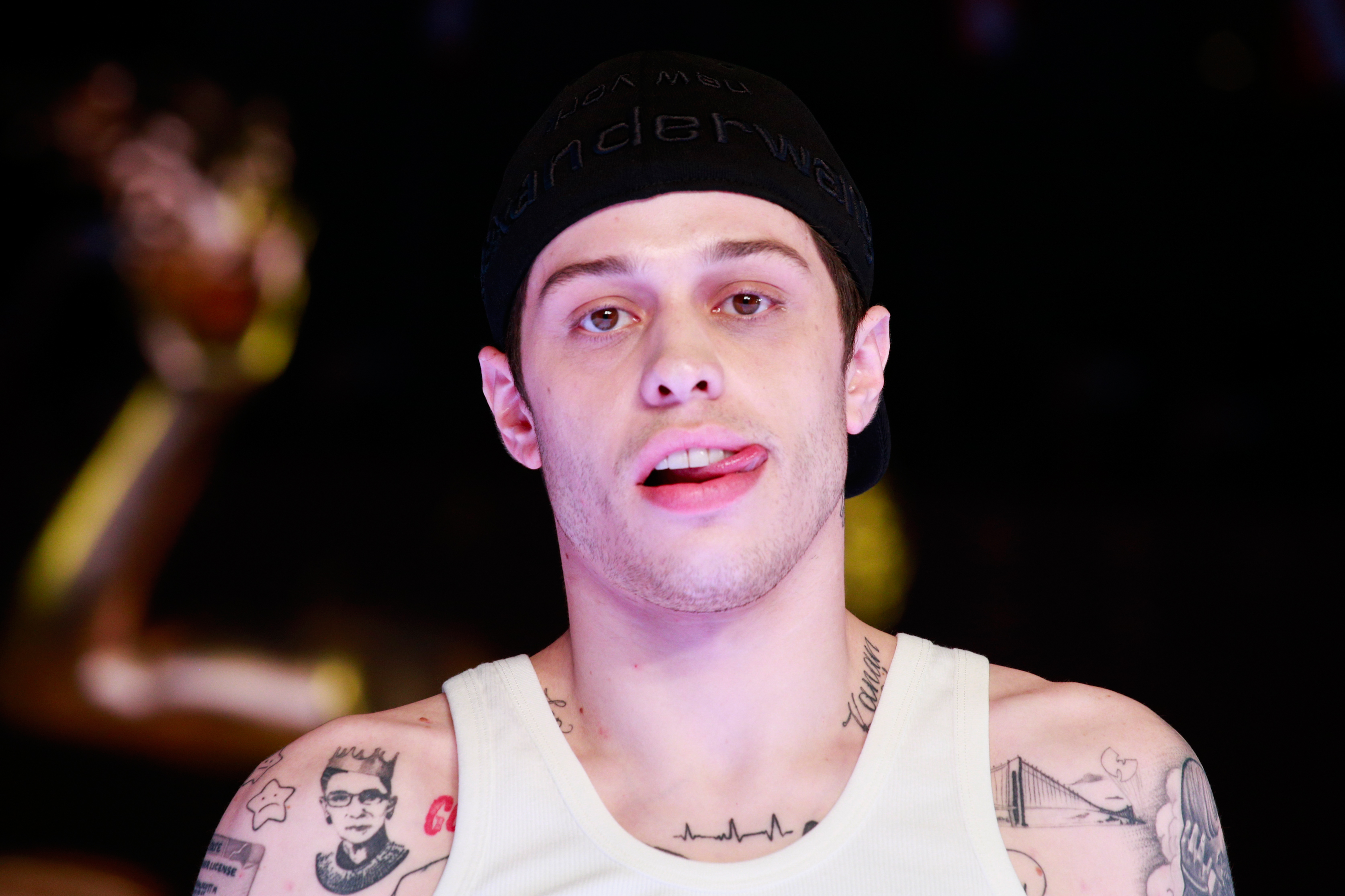 pete davidson alexander wang model