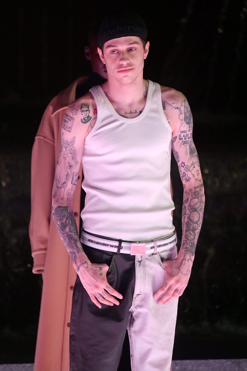 pete davidson alexander wang model