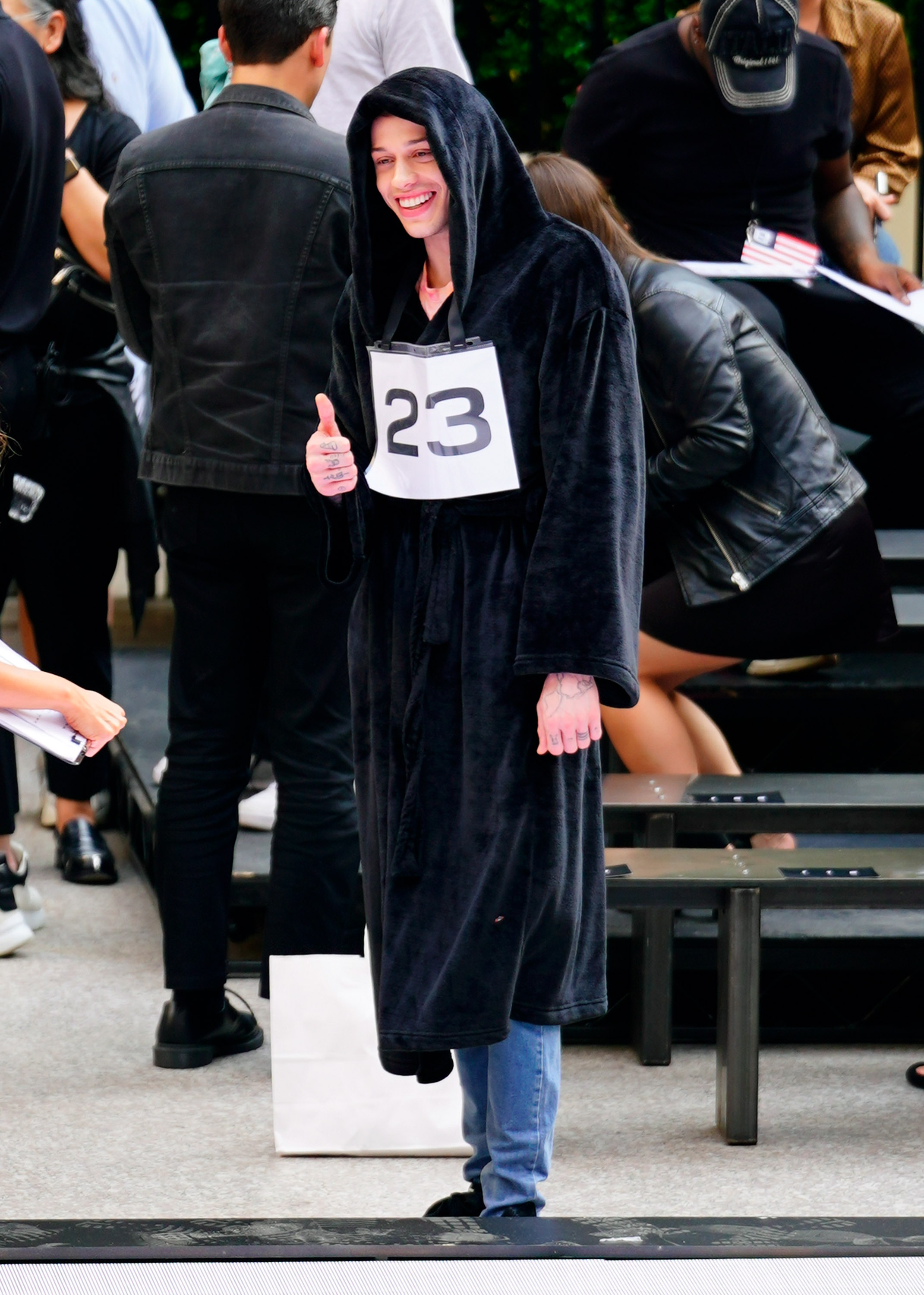 pete davidson alexander wang model