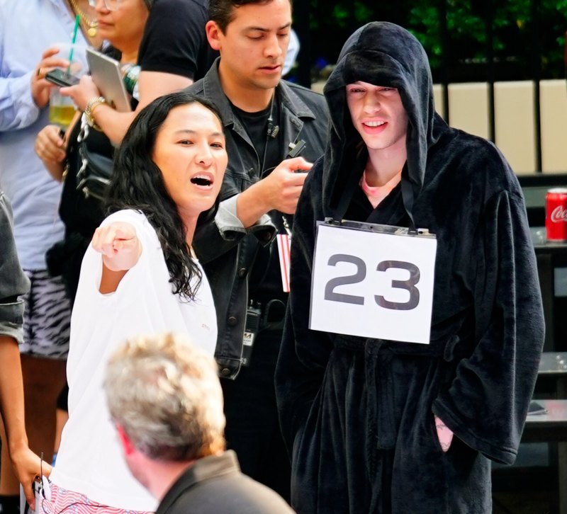 pete davidson alexander wang model