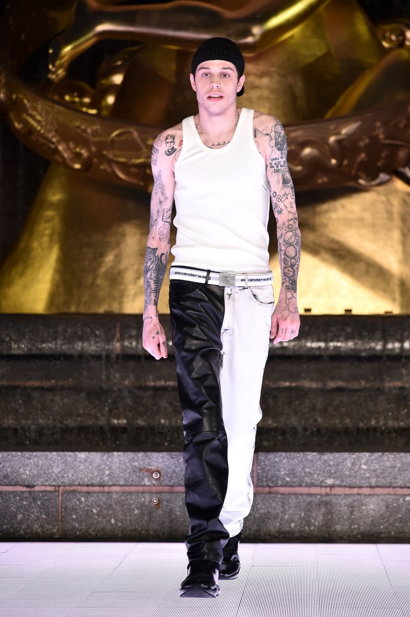 pete davidson alexander wang model
