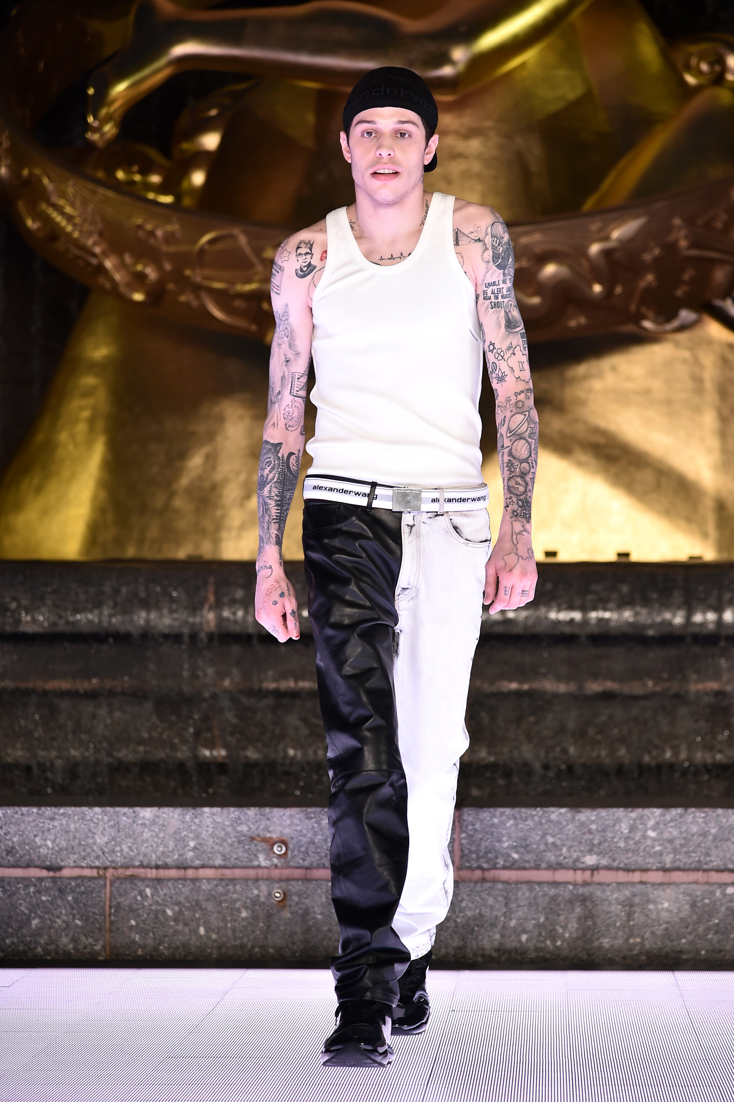 pete davidson alexander wang model