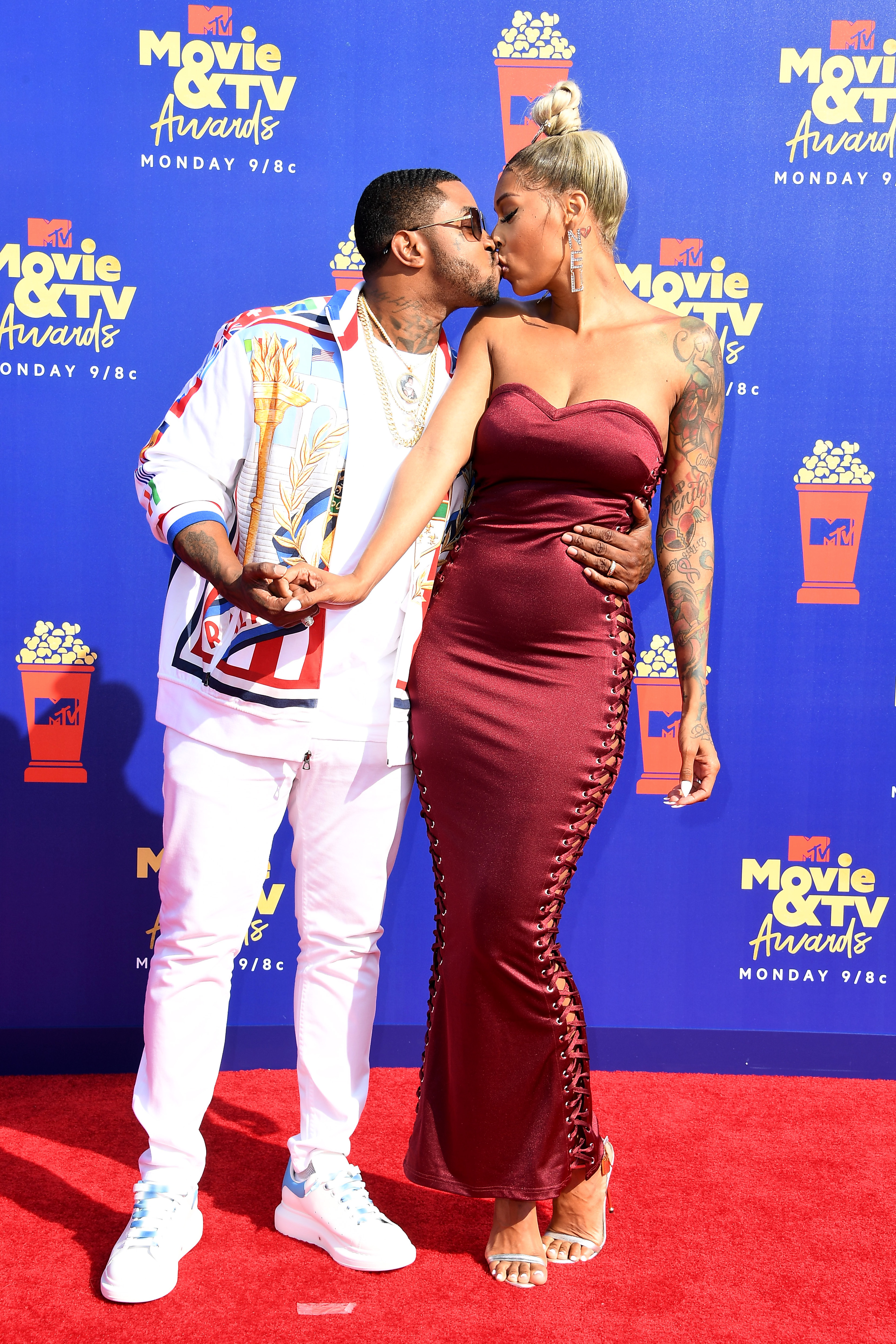 Scrappy and Bambi at the MTV Movie & TV Awards Red Carpet